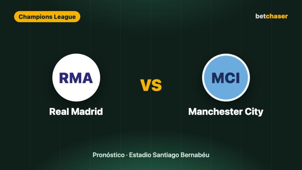 Real Madrid vs Manchester City: pronóstico, cuotas y previa